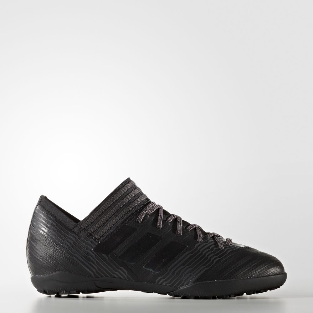 Adidas Nemeziz Tango 17.3 Turf - ποδοσφαιρικα παπουτσια για αγορια - Μαυρα/Μαυρα,Μέγεθος: EU 27 – 39